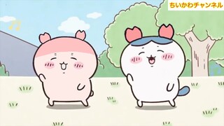 【ちいかわ】カニちゃんとハチワレちゃんのタパスタダンス