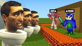 Skibidi Toilet Vs Best Defence Base in Minecraft 😱 ft @EktaMore