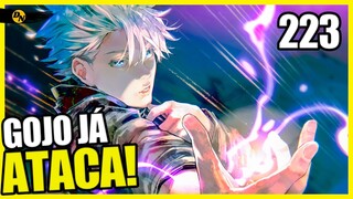 JUJUTSU KAISEN CAPÍTULO 223  REPOSTADO! - Sukuna vs Gojo já COMEÇOU!