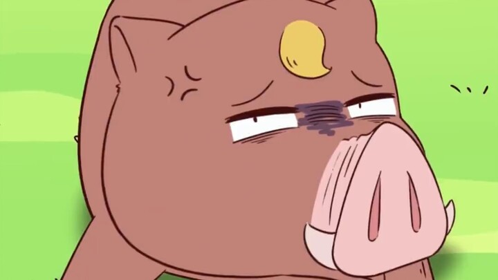 Why are pigs, as ferocious beasts, tamed by humans?