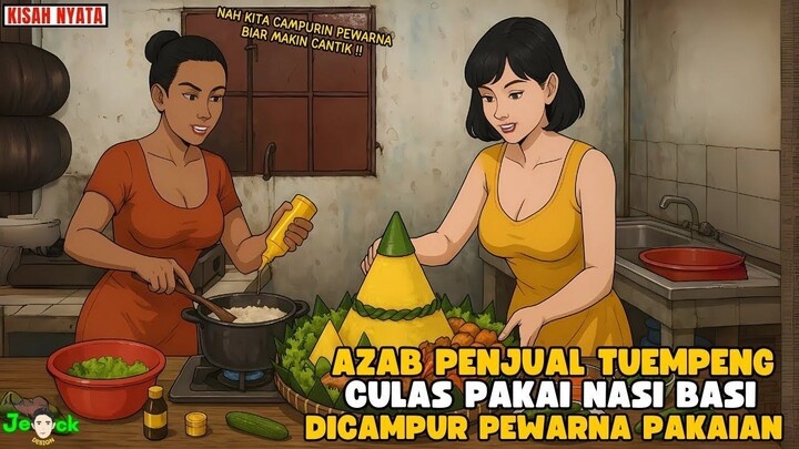 AZAB PENJUAL TUEMPENG CULAS PAKAI NASI BASI DICAMPUR PEWARNA PAKAIAN