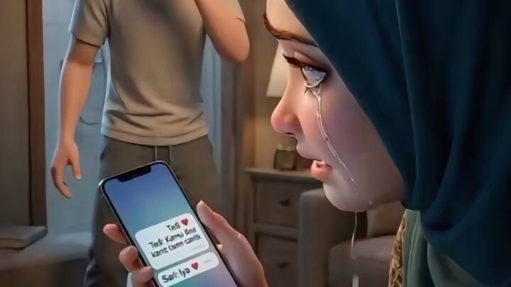 Saat rahasia di ponsel terbuka… hati yang selama ini bertahan akhirny...