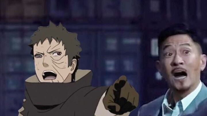 Obito dengan marah menyerang Kakashi, tapi versi Cina