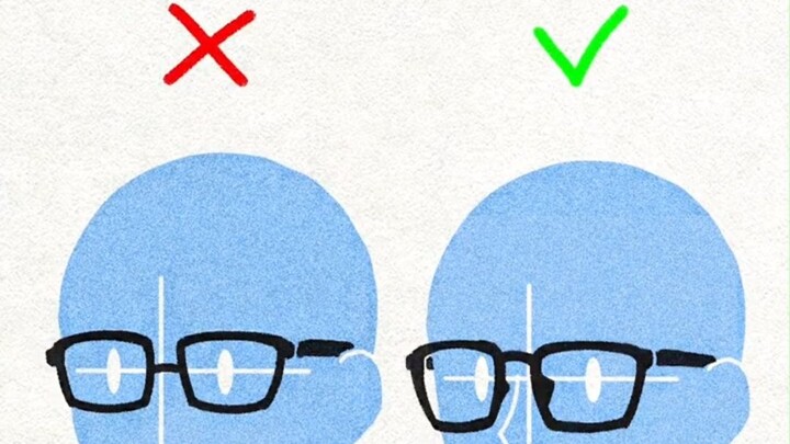 【Kawaiisensei】脑壳配饰的正确画法（眼镜和帽子）