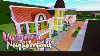 Bloxburg: Victorian Neighborhood Tour $600K !