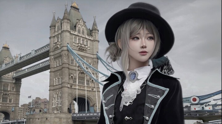 I went all the way to the UK just to recreate this scene.