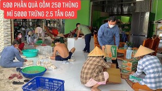 Chuẩn bị 500 phần quà hỗ trợ bà con khó khăn ảnh hưởng dịch bệnh Xã Bình Chánh.