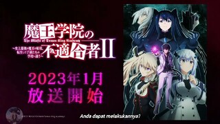 Masou Gakuin No Futekigousha Season 2. [OFFICIAL TRAILER] 2