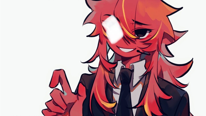 爹爹脸上有东西！