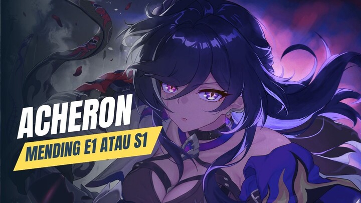 Acheron E1 atau singnature lightcone | Honkai:star rail | HSR