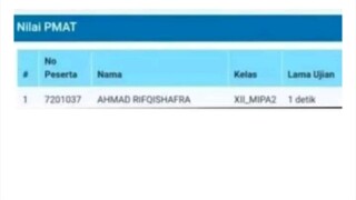 ketika anak Dio ikut ujian