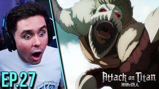 "FALCO TITAN'S UP" Attack On Titan Season 4 Part 2 Episode 27 REACTION!