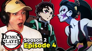 Tanjiro VS. Daki!! | Demon Slayer Season 2 Episode 4 REACTION!!