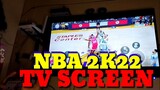 NBA 2K22 ROSTER LAKERS VS MIAMI / PLAYING ON TV /GAMEPLAY
