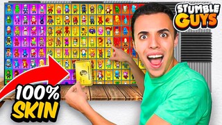 COMPLETO TODAS las SKINS de STUMBLE GUYS! 😱 *100%*