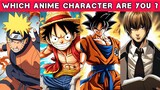 Which anime character are you? personality test quiz  |Blueporium