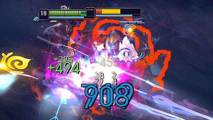 Gì mà chỉ số bá đạo thế này? Nổ tung 3 đường, mất 4 con rồng lửa mà vẫn có thể 1 chọi 5 được sao?