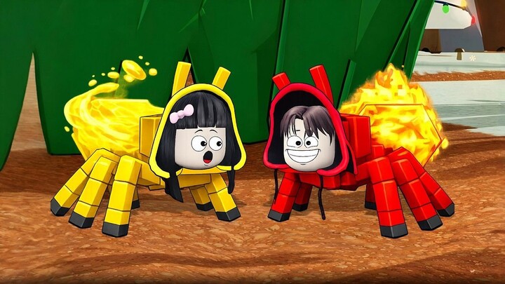 Yuta, Mio Dan Baby Celine Lari Karena Jadi Semut  ROBLOX