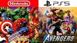 Marvel Avengers Game Evolution 1991 - 2021