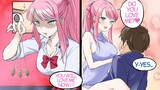 Delinquent Girl Tried To Hypnotize Me To Like Her And I Pretended To Be Hypnotized(RomCom Manga Dub)