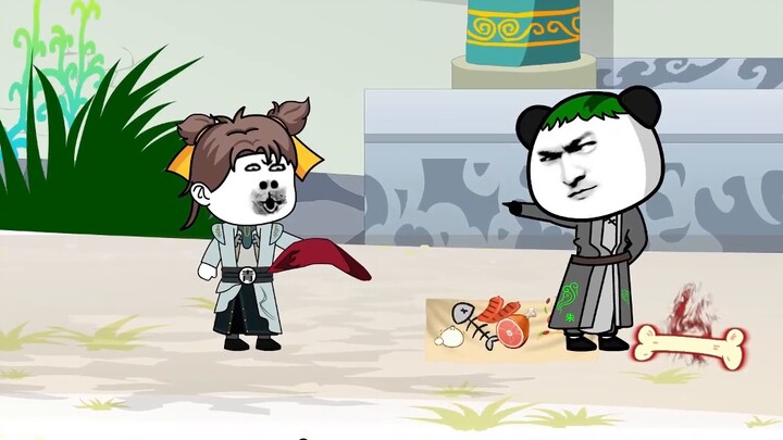 The wolf prince has completely turned into a dog, willing to guard the gate for Zhu Pi