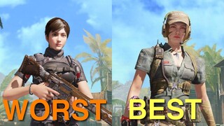 BEST CODM Female Characters!