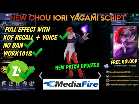 Iori Yagami All Dialogues in Mobile Legends  MLBB x KoF Special Skin  Dialogues 