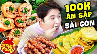 100k Ăn Sạch 7 Con Đường Ăn Vặt Ở Sài Gòn (hàu phô mai,mì ốc hến, phá lấu chiên..)| Woossi Food Tour