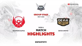 Bigetron Alpha vs DEWA United HIGHLIGHTS MPL ID S13 | DEWA VS BTR ESPORTSTV