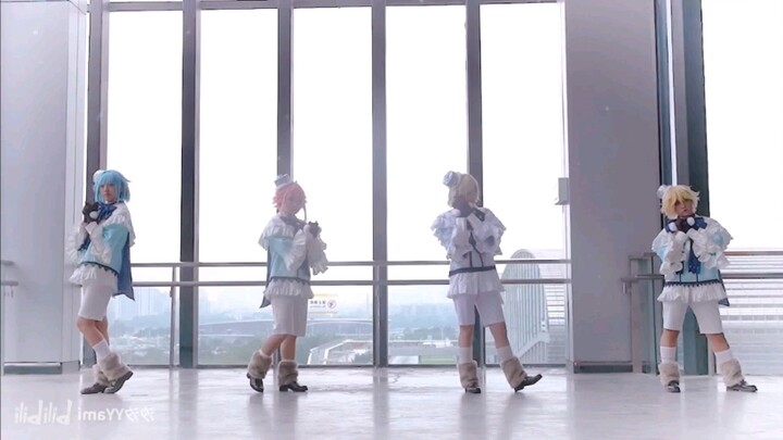 เพลงหิมะหวานแวววาว ใช้เองแบบกระจกเงา