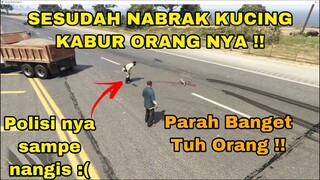 NABRAK KUCING ORANG NYA LANGSUNG KABUR + POLISI KOCAK - GTA 5