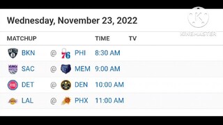 NBA Picks | November 23, 2022 | Philippine Time | Pinoy Sports Picks