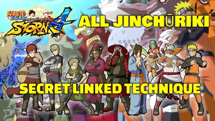All Jinchūriki🔥 | Secret Linked Technique | NSUNS4