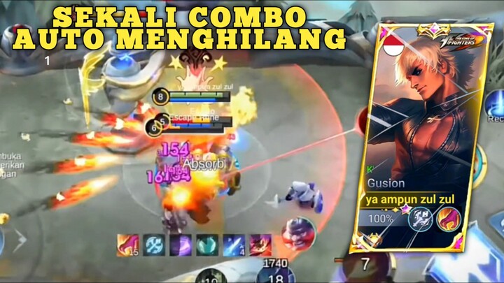 SEKALI COMBO AUTO MENGHILANG, COMBO GUSION