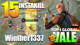 That Brutal Damage! Instant Delete Enemies | Top 1 Global Vale Gameplay By Winther1337 ~ MLBB