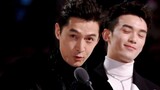 Hu Ge and Wu Lei chatted in the audience and Wu Lei recommended Hu Ge's new drama Fanhua