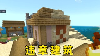 我的世界：奇葩种子，当违章建筑出现在MC中