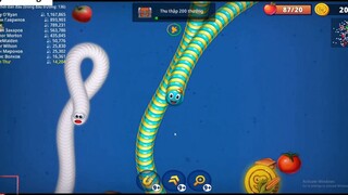Worms zone.io 289 Rắn Phàm ăn - Vùng Giun Đất 2