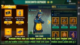 FREE FIRE | KHÁM PHÁ 2 SỰ KIỆN BÁN THẺ VÔ CỰC GIẢM GIÁ THẬM CHÍ TẶNG FREE THẺ VÔ CỰC !!!