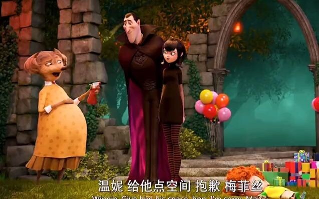 [Hotel Transylvania] This wolf mom who’s given birth to 300 pups never seems to get her belly back!