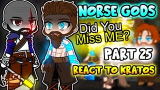 Norse Gods react to Kratos Part 25 || GOW Ragnarök || - Gacha Club React