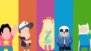 Megalovania - Undertale, Smash Bros, Star vs The Force of Evil, Gravity Falls & Steven Universe