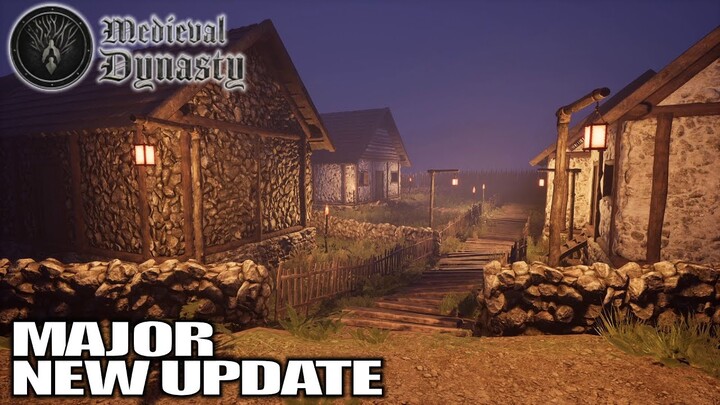 Game Update, Backpack Storage, Lighting up Roads & More | Medieval Dynasty Gameplay | E61