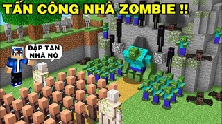 Mình Đã Tấn Công Đại Dịch Zombie | Bức Tường Diamond Với Vũ Khí Hiện Đại | TRONG MINECRAFT PE..!!