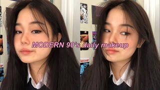 MODERN 90s DAILY MAKEUP💋🖤 (devon aoki inspired)