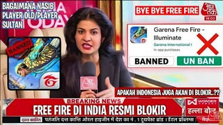 BREAKING NEWS - FREE FIRE DI BLOKIR DI INDIA❗APAKAH DI INDONESIA DI BANNED?? FREE FIRE BANNED kulgar