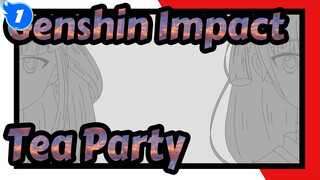 Genshin Impact|[Hand Drawn MAD]Tea Party of Thunder Family_1