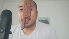 ASMR Eating 2 Flying Chocolate Lollipops Without Using Hands 🍫🍭