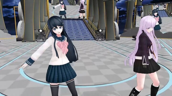【mmdダンガンロンパ】舞園さやか＆霧切響子でオツキミリサイタル