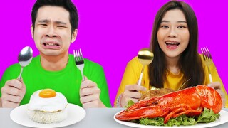 Makanan Rp10,000 vs Makanan Rp1,000,000